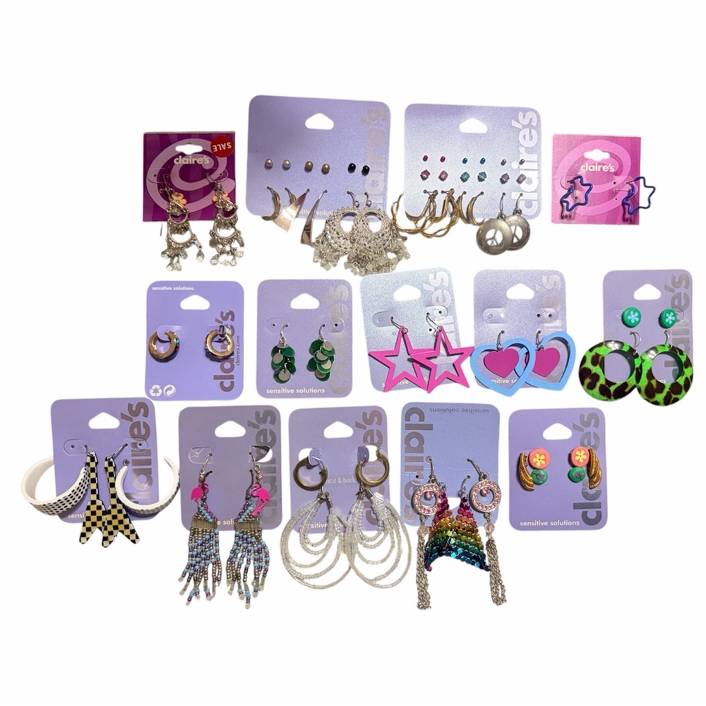 Y2K Vintage Claire’s Earrings Bundle-30 Pairs!